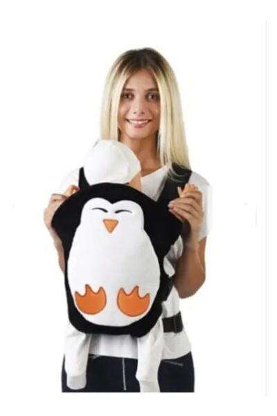 Hanbebe Bel Destekli Çift Yönlü Kullanımlı Bebek Kanguru Penguen Model