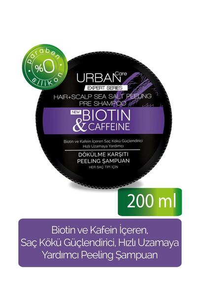 Dünya Urban Care Biotin Ve Kafein Içeren Saç Kökü Güçlendirici Peeling Şampua...