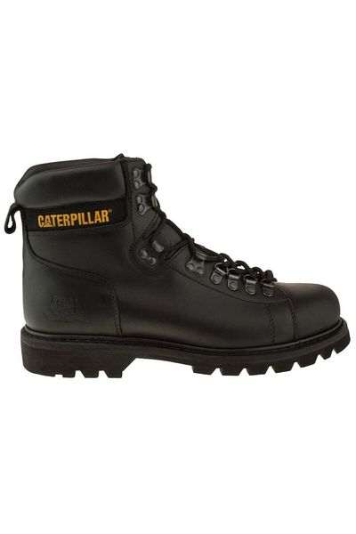 Caterpillar Cat Alaska Ανδρικές Μαύρες Δερμάτινες Καθημερινές Μπότες