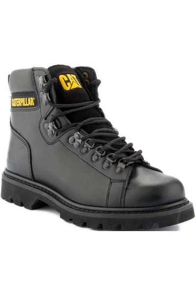 Caterpillar Cat Alaska Ανδρικές Μαύρες Δερμάτινες Καθημερινές Μπότες