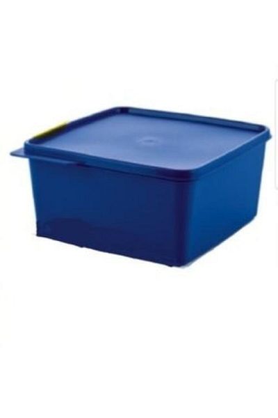 Tupperware حاوية تخزين مستطيلة باللون الأزرق الداكن بسعة 2.5 لتر