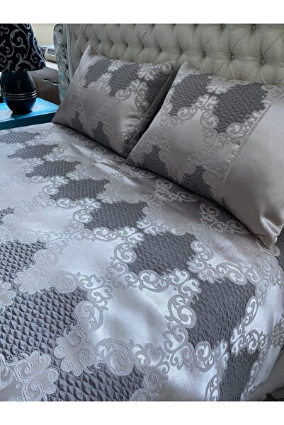 Homeart Pudra Şık Çift Kişilik Yatak Örtüsü