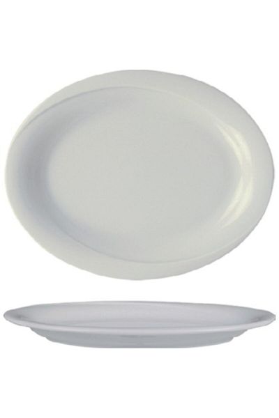 Evren Decorative Boat Plate Unbreakable Thermo Melamine 34*26cm