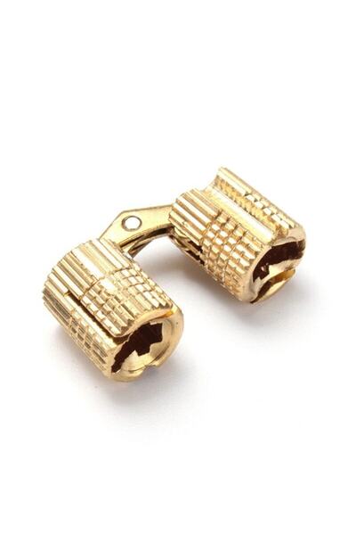 CMC Pirinç Silindir Gizli Sehpa Menteşesi (2 Adet)