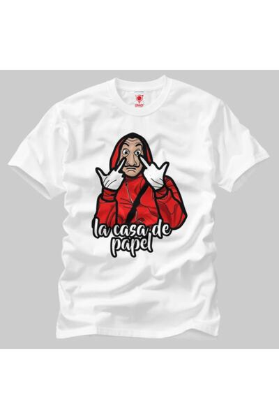 Crazy La Casa De Papel Професор Мультфільм Чоловічий Футболка