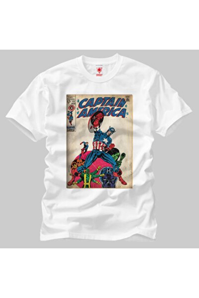 Crazy Muška majica sa naslovnicom Kapetana Amerike