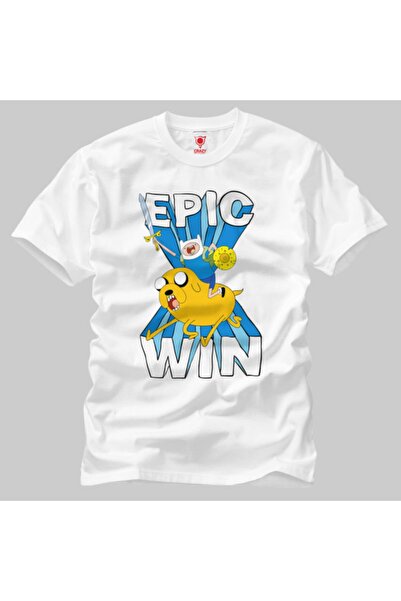 Crazy Adventure Time: Epic Win Erkek Tişört