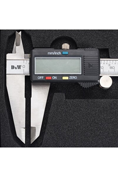 Dw 3 أزرار LCD ABS حالة الفرجار الرقمي 300 مم Dw1kds30