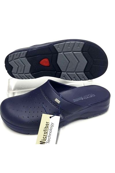 Ceyo Anatomical Navy Blue Women's Sabo Slippers 9926
