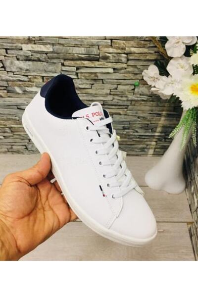 USS POLO ASSN Men's White Sports Shoes