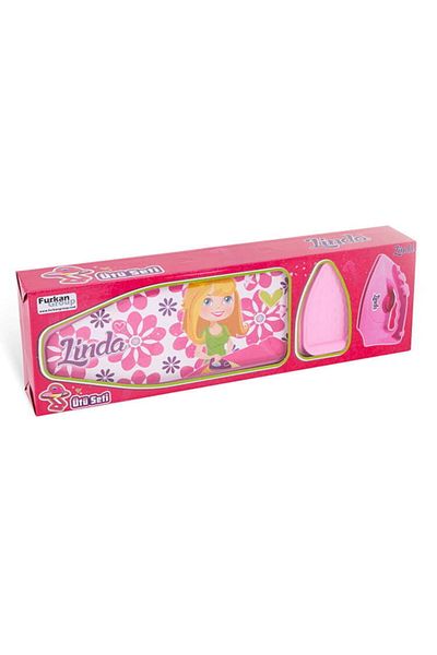 Furkan Children's Pink Linda Ironing Set