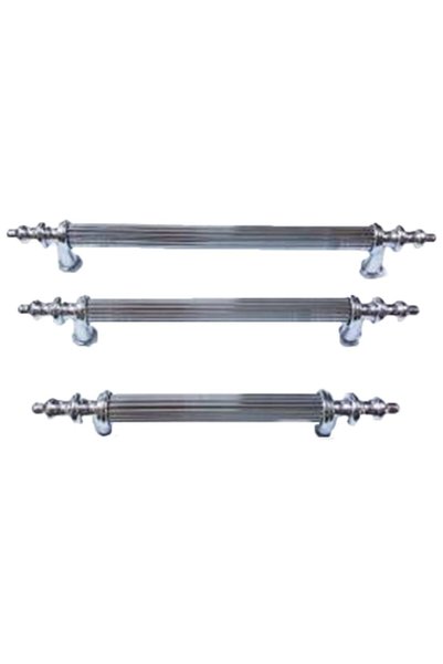 METAX KULP 3 bucăți de mâner Metax model „Kumru”, lungime 160 mm, crom