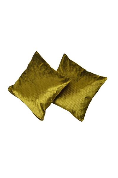 makiteks غطاء وسادة مخملي فاخر من Epengle 2 قطعة 42x42 سم موديل 21
