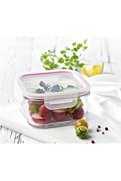 Glasslock Set of 2 Square Glass Storage Containers