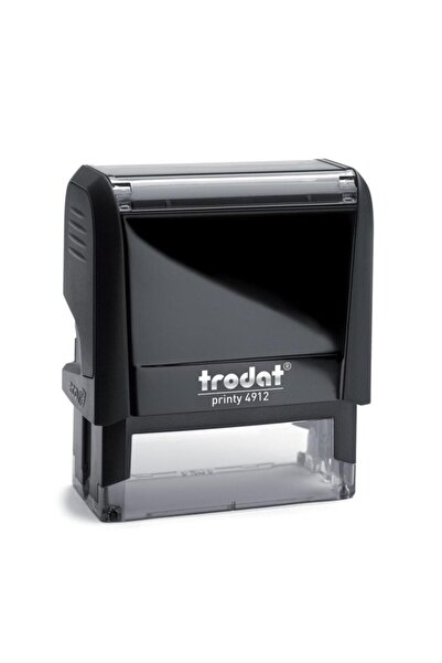 Trodat ختم قياسي أوتوماتيكي 47 × 18 مم جسم أسود أزرق اللباد 4912