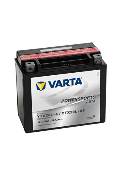 Varta Ytx20l 12v 18ah Motorsiklet Aküsü