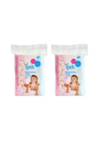 İpek Baby Cleaning Cotton 60pcs X 2 Pieces