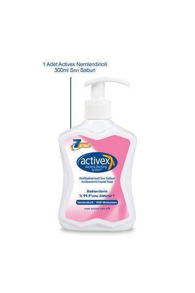 Activex Antibacterial Liquid Soap with Moisturizer 300 ml