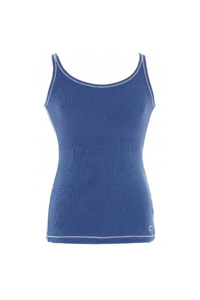 Campus Kadın  Mavi Kısa Body Tşhirt