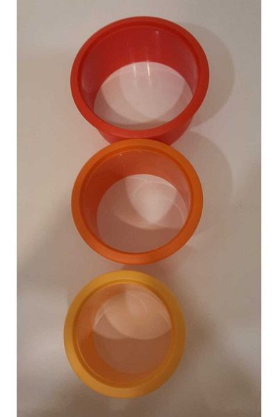 Tupperware 3 Piece Set of Trick Molds