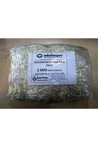 adelinspor Football Goal Net 3 mm Cord Lanyard 3 20x2 20x0 8 m