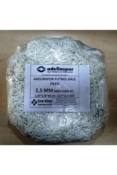 adelinspor Football Goal Net 2 5 mm Cord Ip 3 2x2 20x0 8 m