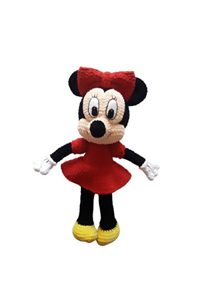 OYUNCAKPARK Bay Ve Bayan Minnie Mouse Amigurumi Organik Oyuncak