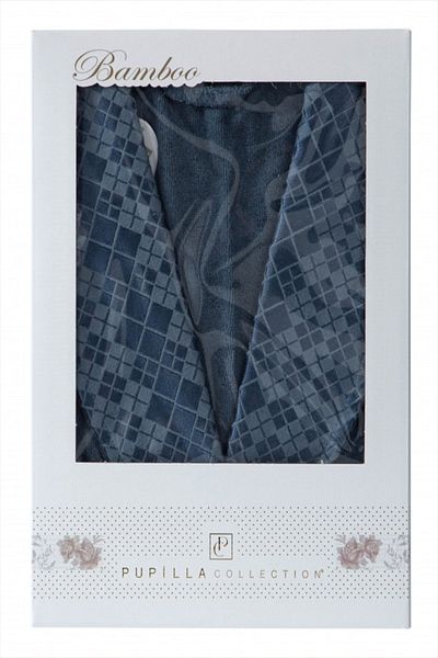 Pupilla Formen Bamboo Single Men's Bathrobe Size XXL