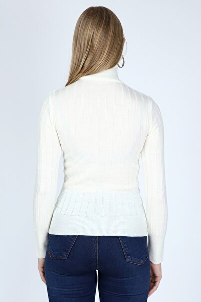 Ananas Жіночий боді з рибальським коміром, екрю