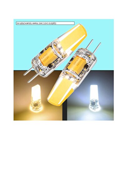 Cata 2w Ledli Kapsül Ampul (g4) (12v) (g.ışığı)