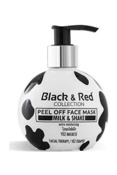 Black Red Peelable Milk Mask with Pump 250 Ml