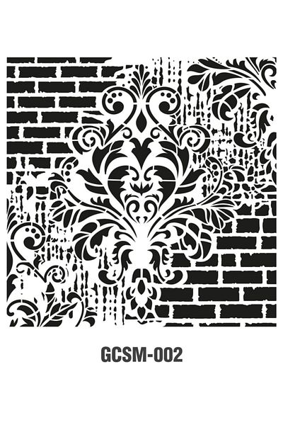 Cadence Grunge Stencil Mini Gcsm-002 25x25