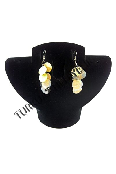 Pearl Shell Earrings -m.o.p. Round