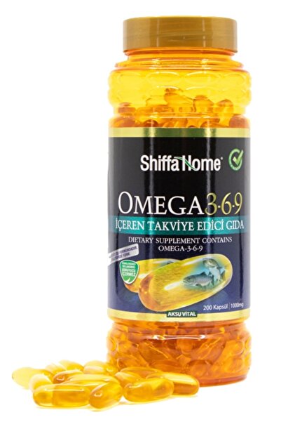 Shiffa Home Omega 3 6 9 1000mg 200 Kapsül