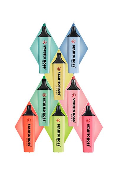Stabilo New Set of 8 with Pastel Colors Version3