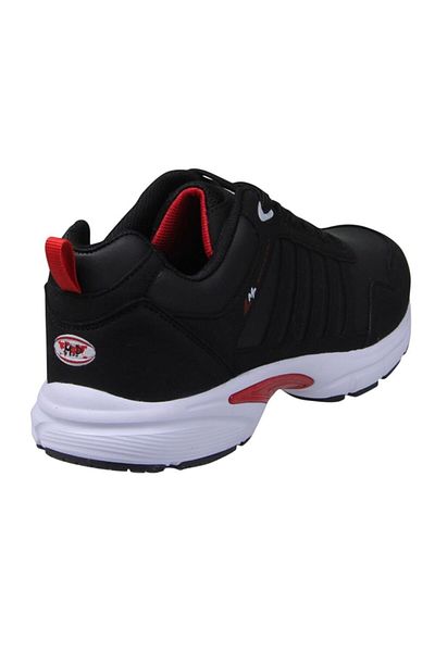 M.P. Men's Lace-up Black-white Running Shoes 202-6923mr 100
