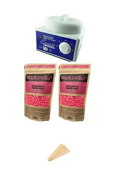 Epilady Ege Sir Ağda Makinesi + 2 Adet Epilady Pudralı Soyulabilen Boncuk Ağda + Spatula Seti