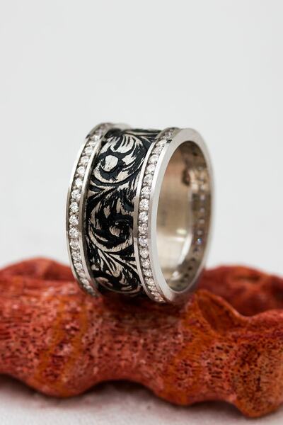 Silver Self Gümüş Alyans Ottoman