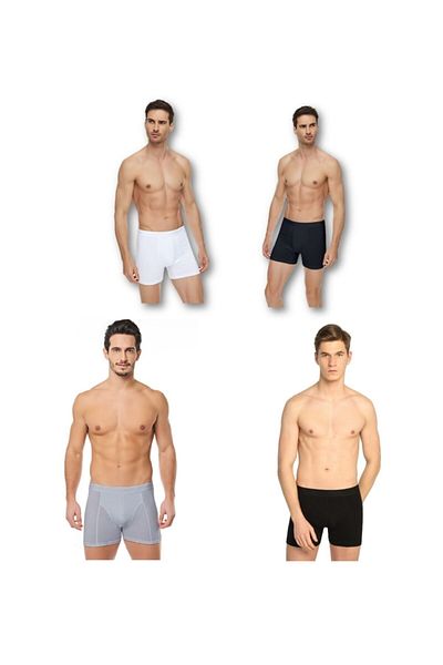 Tutku Ανδρικό πολύχρωμο Lycra Sports Boxer 4 τεμαχίων