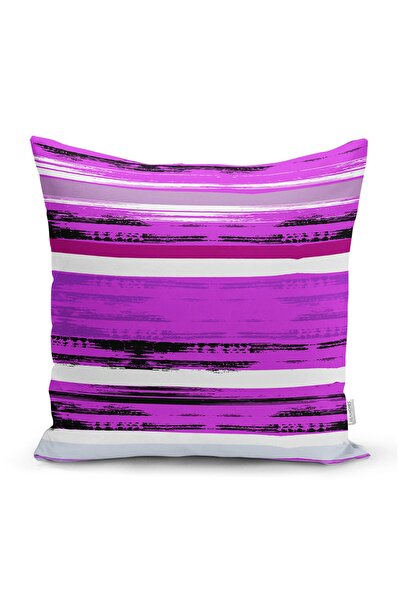 Realhomes Față de pernă modernă imprimată digital cu model abstract de culoar...