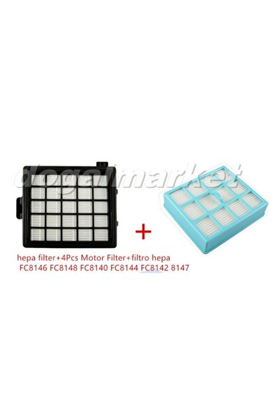Philips Fc 8144 8146 Easylife Süpürge Filtre Takımı