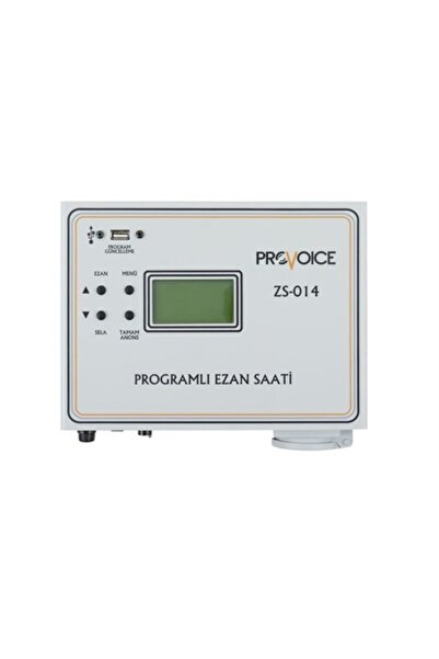 Provoice Zs-014 Programlı Ezan Saati Duvar Tipi Ezanmatik