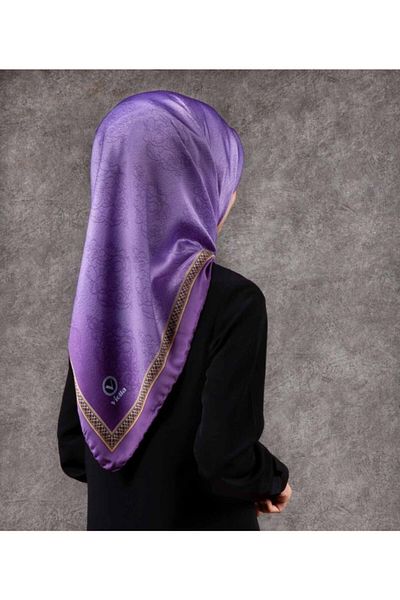 VİOLLA Γυναικείο φουλάρι λιλά Twill