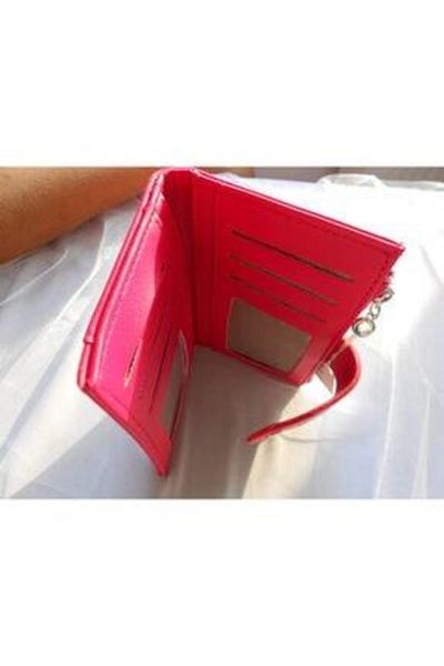 Vera Bag Ollbag Card Detailed Women's Wallet Pink