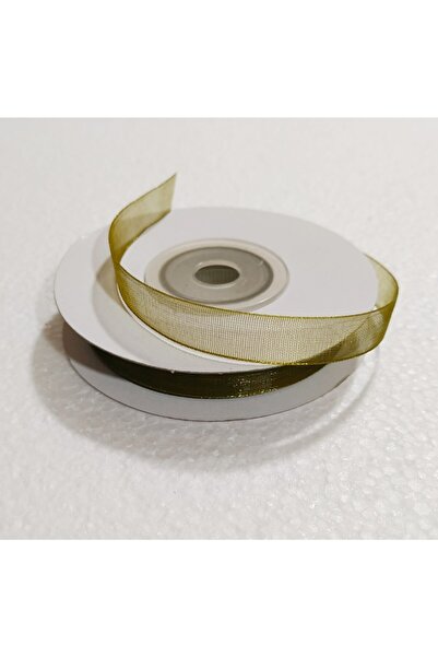 Ekin Süs Koyu Yeşil Organze Tül Kurdele 1 Cm