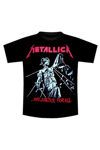 Metal Giyim Μπλουζάκι Metallica And Justice For All L