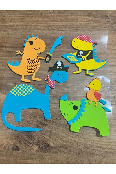 Micheal Brandon 3d Duvar Stickerı Dinozorlu