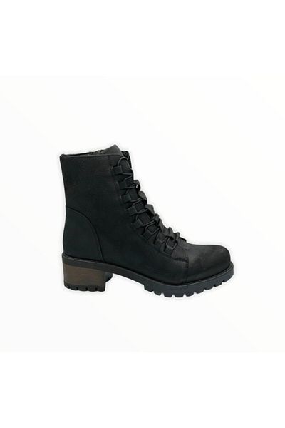 Voyager Γυναικείες μαύρες μπότες Nubuck