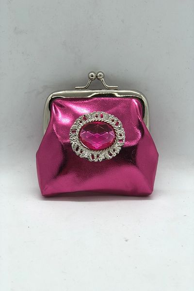 MENİSE Coin Purse - Stone Detailed