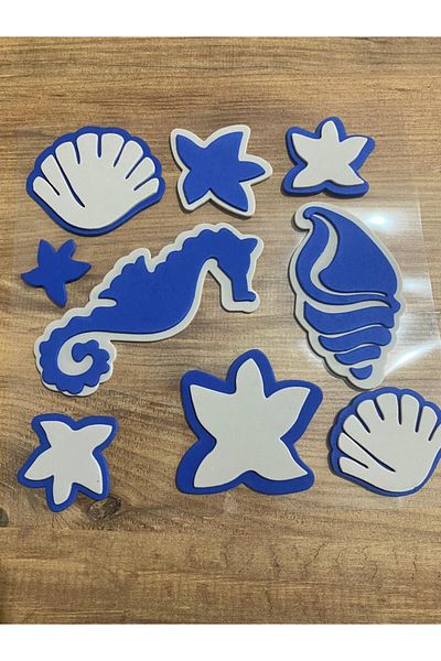 ZK Toys 3d Wall Sticker Seashell